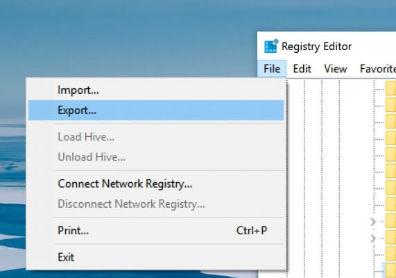 Сохранить regedit (regedit save)
